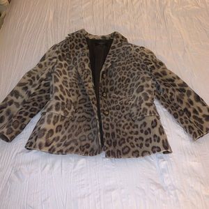 Talbots Cheetah Blazer